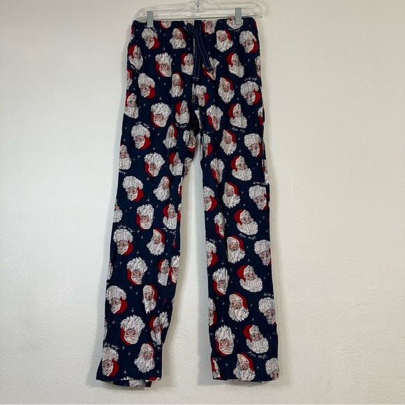 Old Navy Blue and Cream Pajama Pants With Pockets - Picture 2 of 10